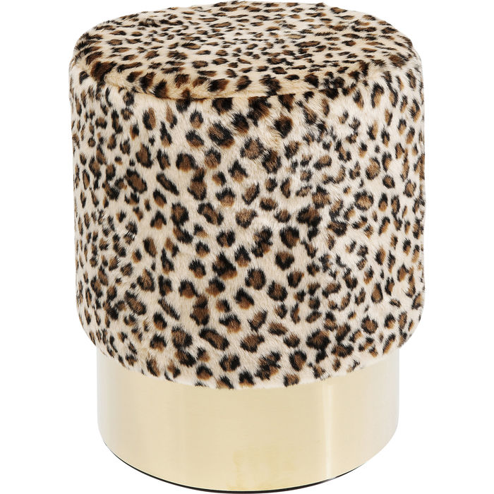 35cm Cherry Leopard Stool