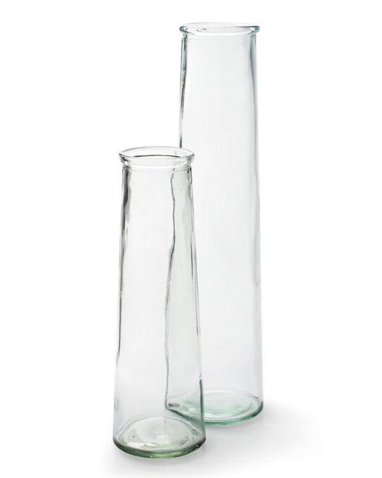 Bottle Vase Roseanne Rec Glass