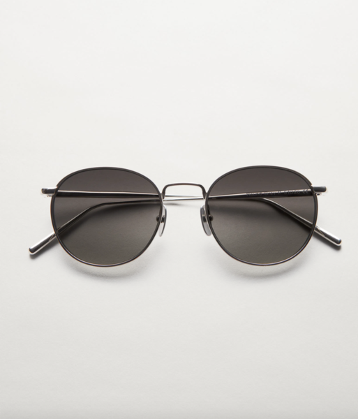 Steel Round Grey Sunglasses