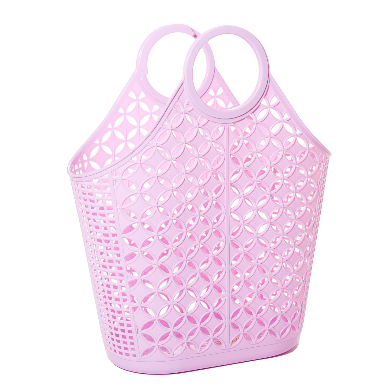 Sun Jellies Lilac Atomic Tote Basket