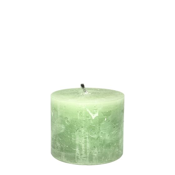 Brandedby 12 x 10cm Light Green Outdoor Candle