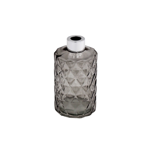 &Quirky Rhombus Grey Jewelled Decorative Vase