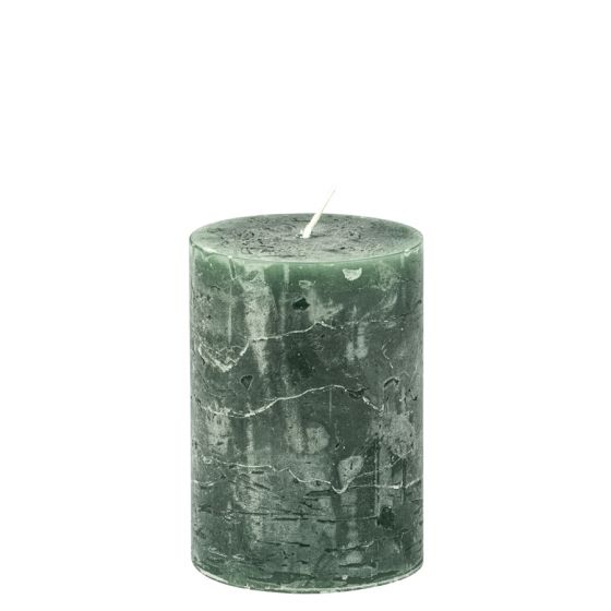 Brandedby 10 x 15cm Hunter Green Pillar Candle