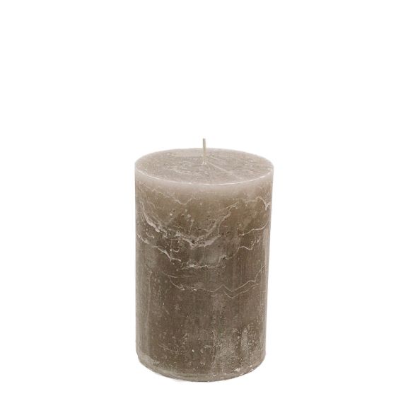 Brandedby 10 x 15cm Stone Pillar Candle