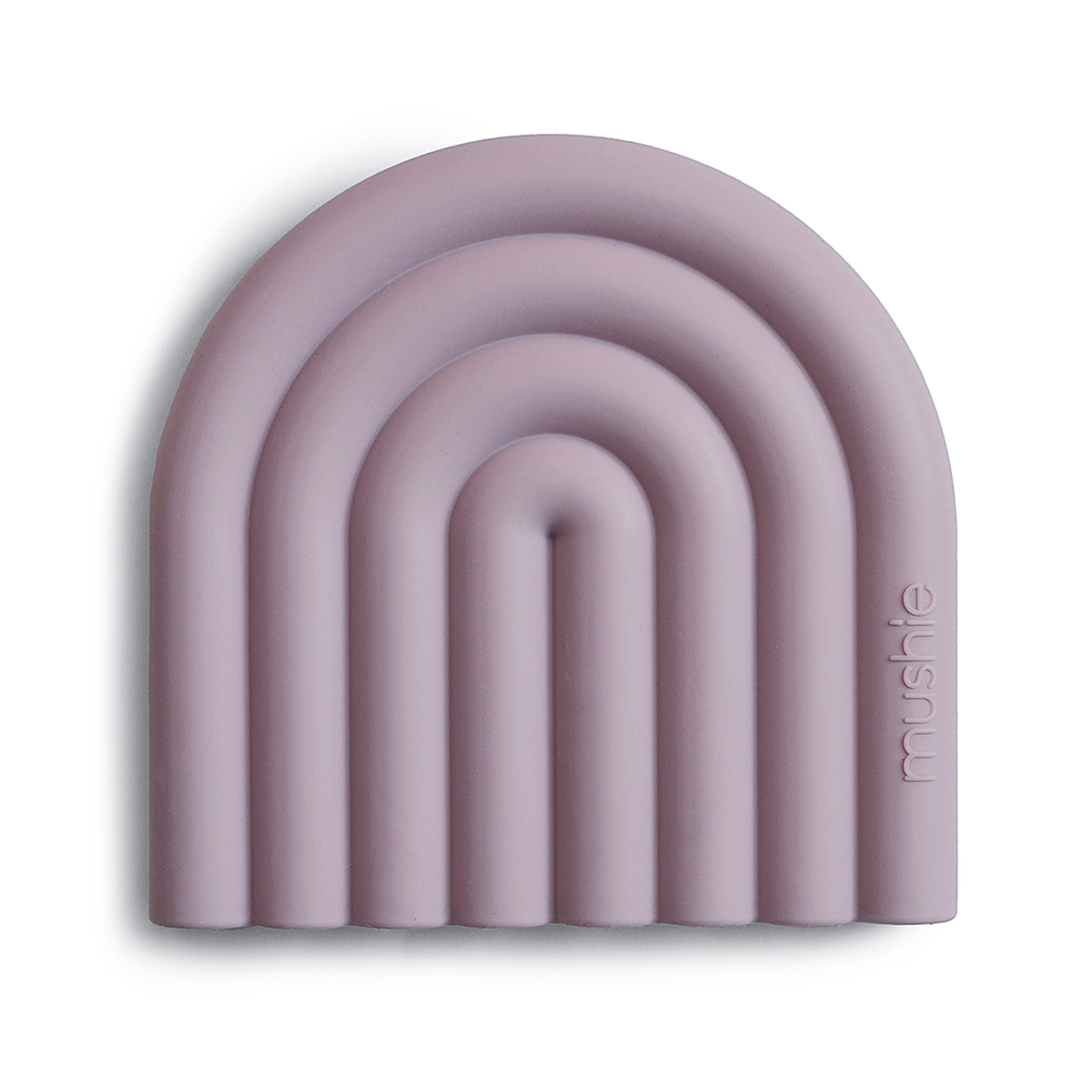 Mushie Purple Rainbow Teether