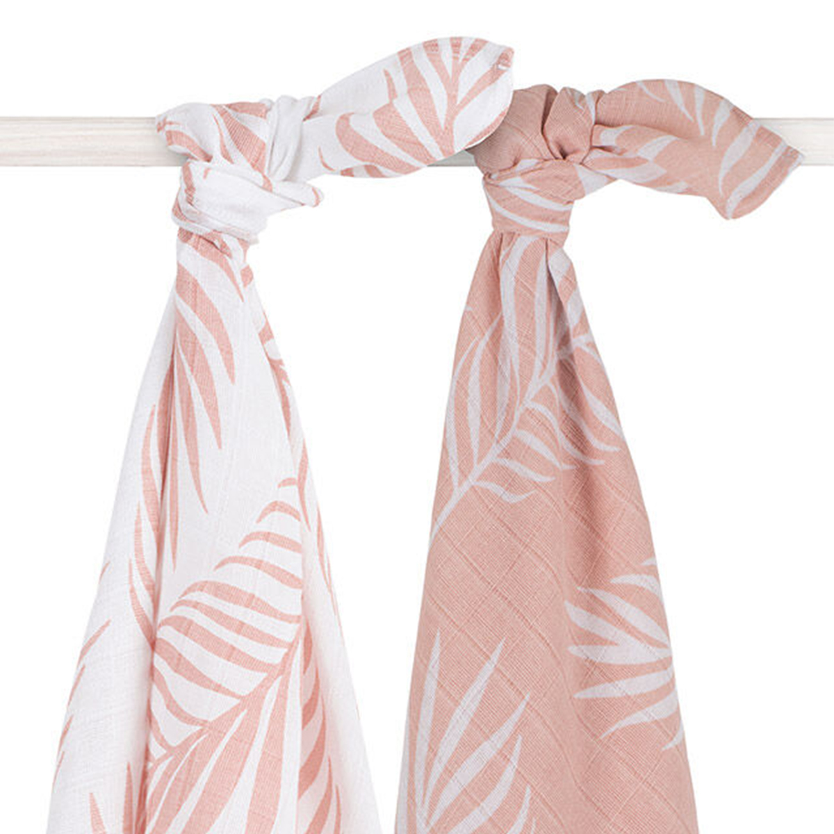 Jollein Set of 2 Large Pale Pink Hydrophilic Cloths