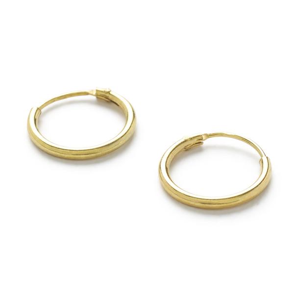 Just Bali Hoop Gold Small Earrings