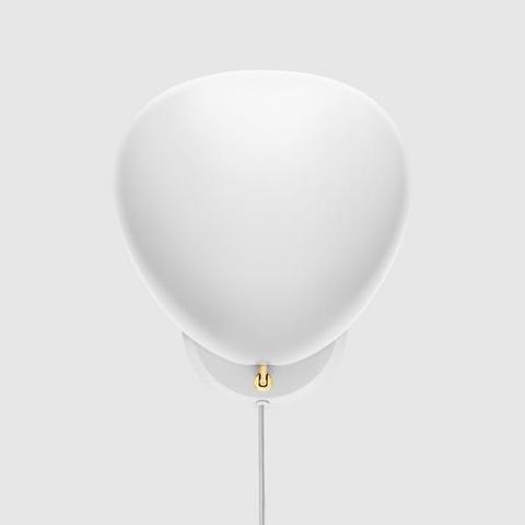 Gubi  Cobra Wall Lamp - White Semi Matt