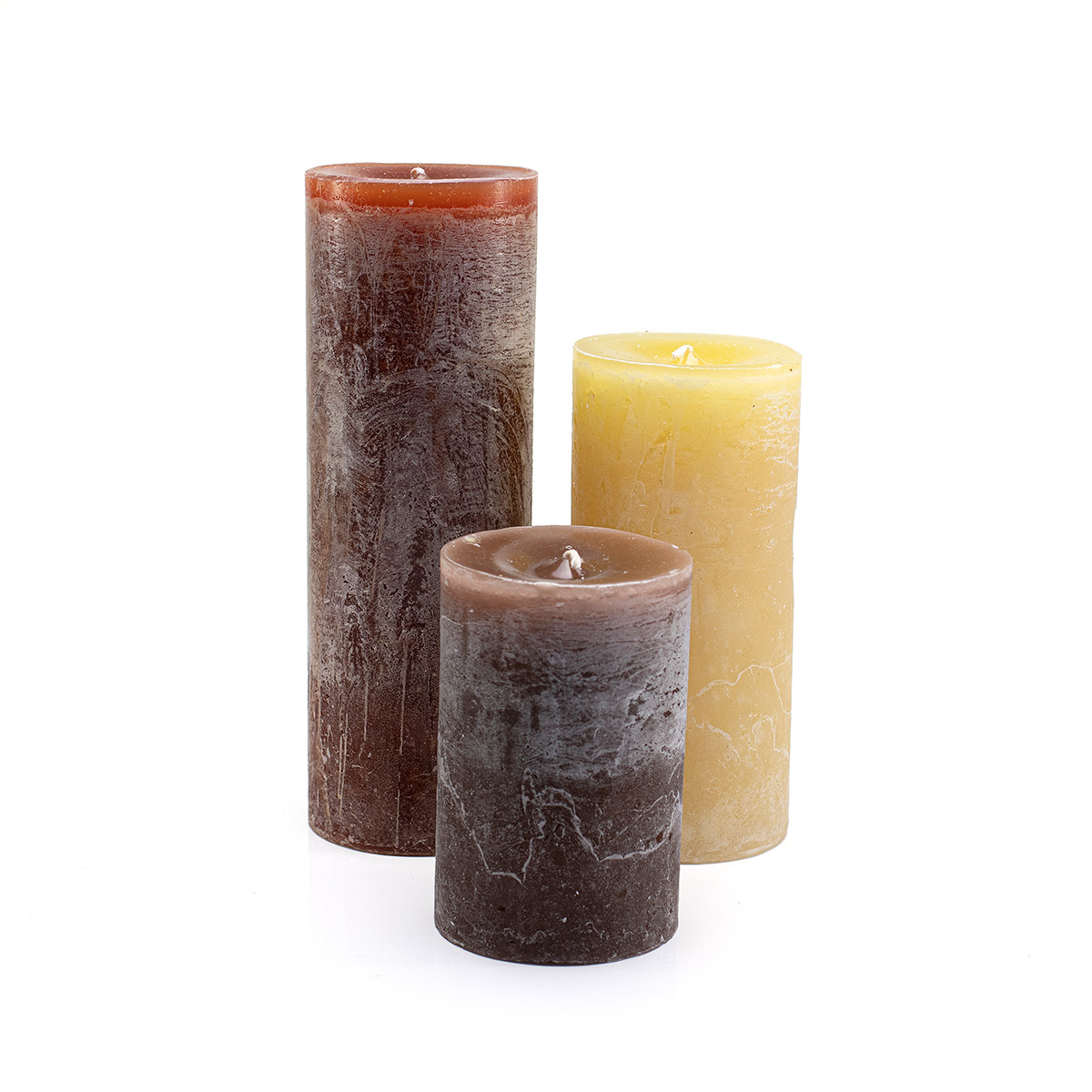 Dekocandle Set of 3 N1 Cilinder Candles