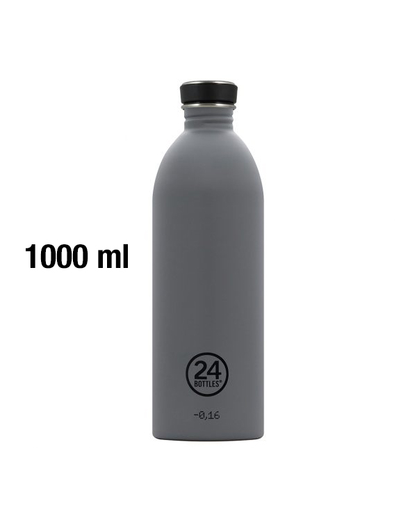 24 BOTTLES 1000ml Formal Grey Urban Bottle