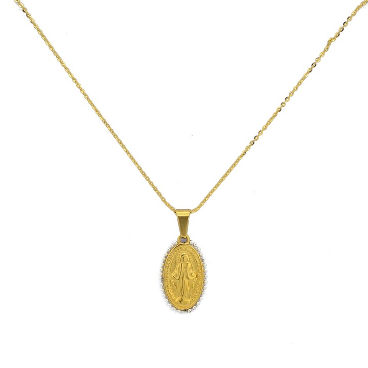 Nilu Gold Maria Pendant Necklace
