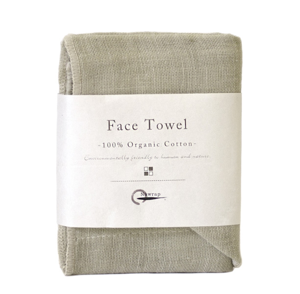 Japan-Best.net Nawrap Organic Cotton Face Towel