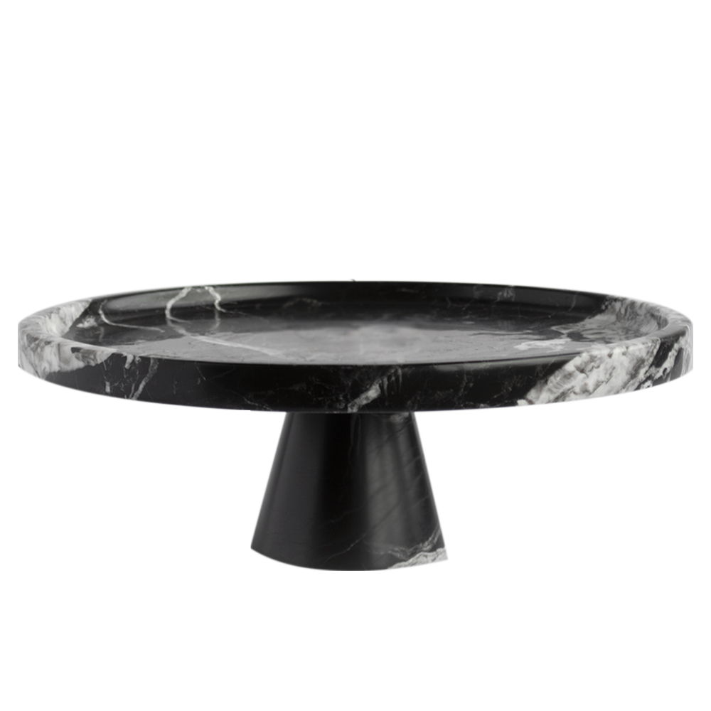 Kiwano Concept Black Marble Cake Stand