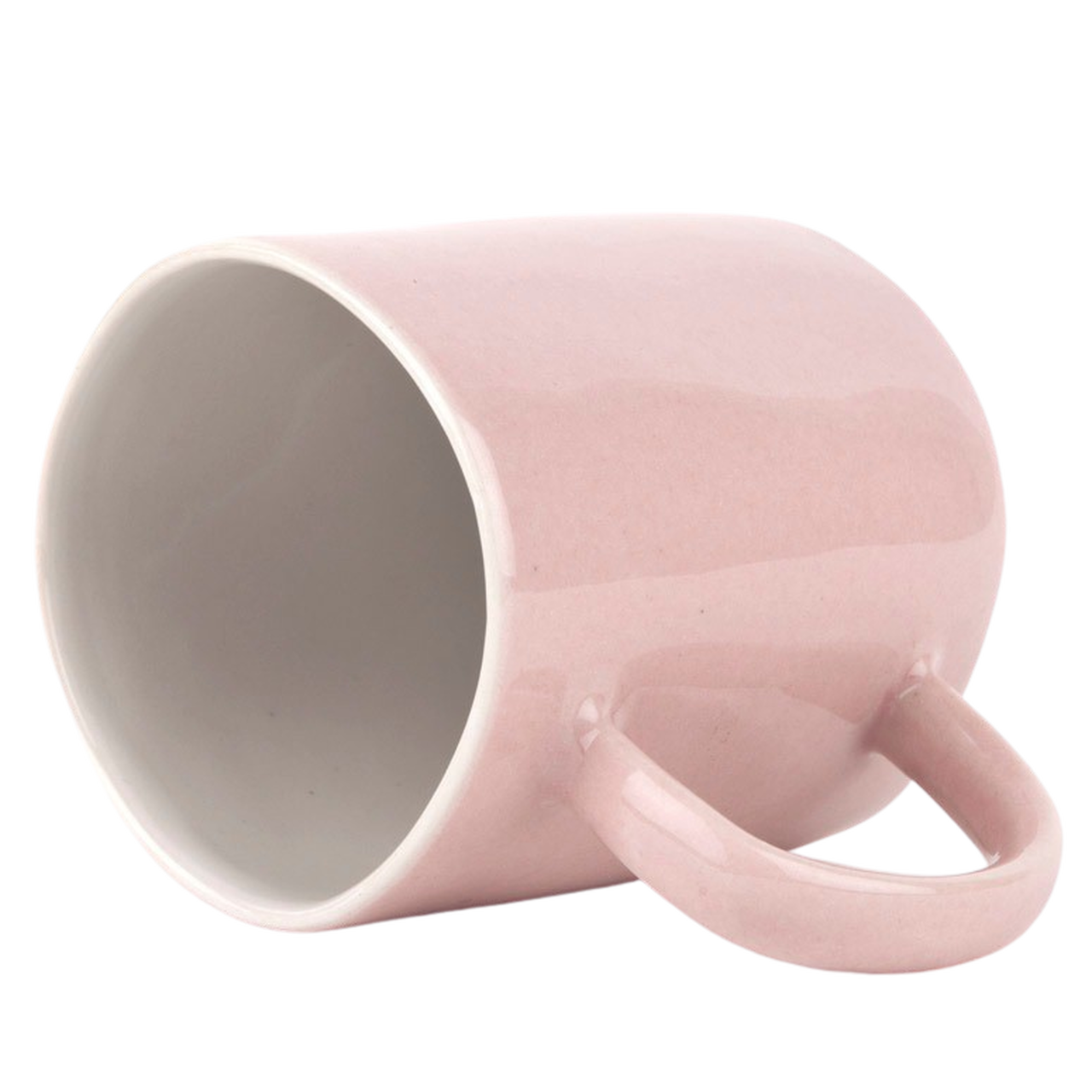 Quail's Egg Set of 2 Pale Pink Ceramic Espresso Cups