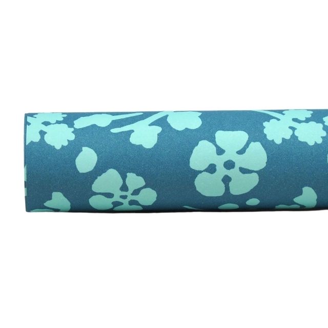 Cambridge Imprint 10 Sheets of Wildflowers Blue Gift Wrap Paper