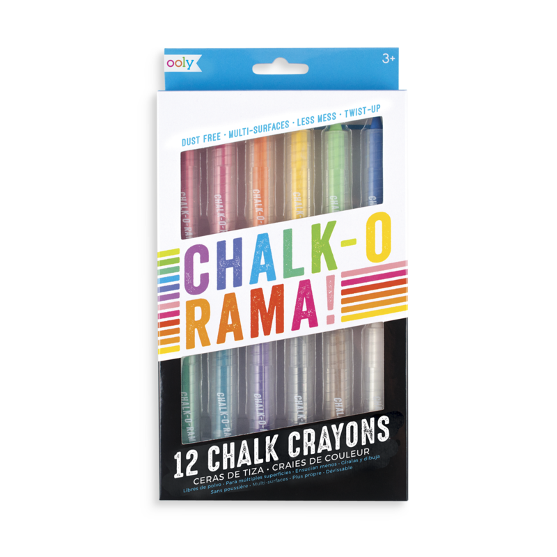 Ooly Chalk O Rama Dustless Chalks Sticks Set Of 12