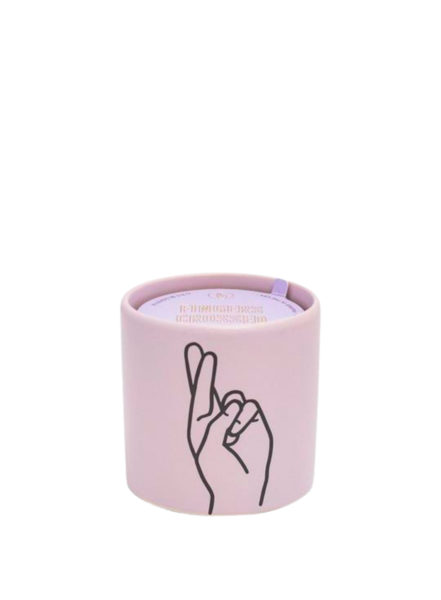 Paddywax Impressions Crossed Fingers Wisteria Willow Candle