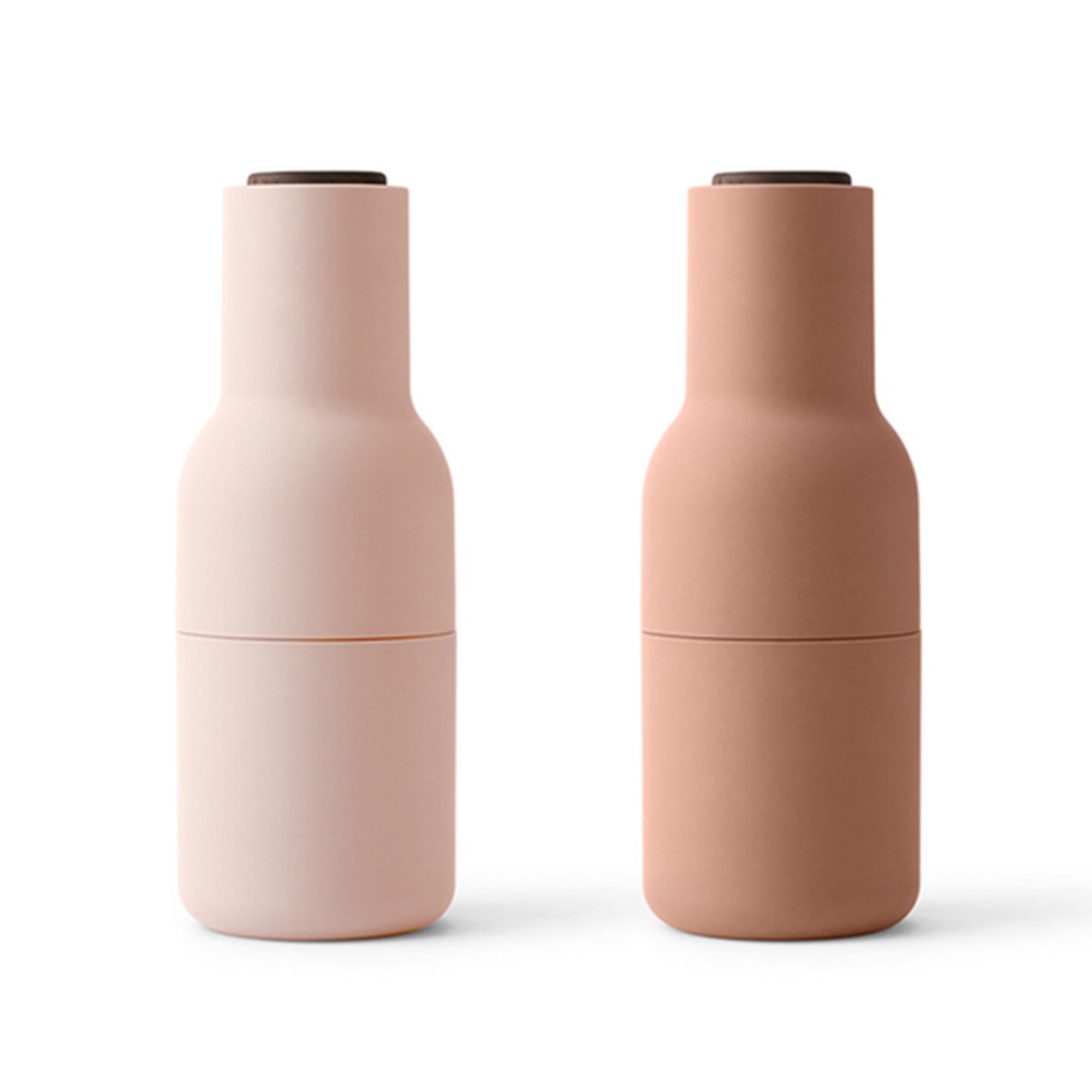 AUDO COPENHAGEN Set of 2 Nudes Bottle Grinders with Walnut Tops