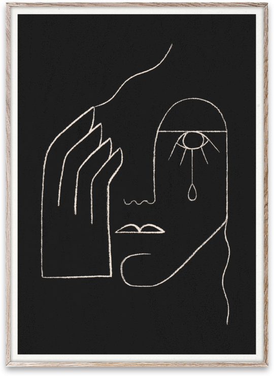 Single Tear Art Print 50 x 70cm