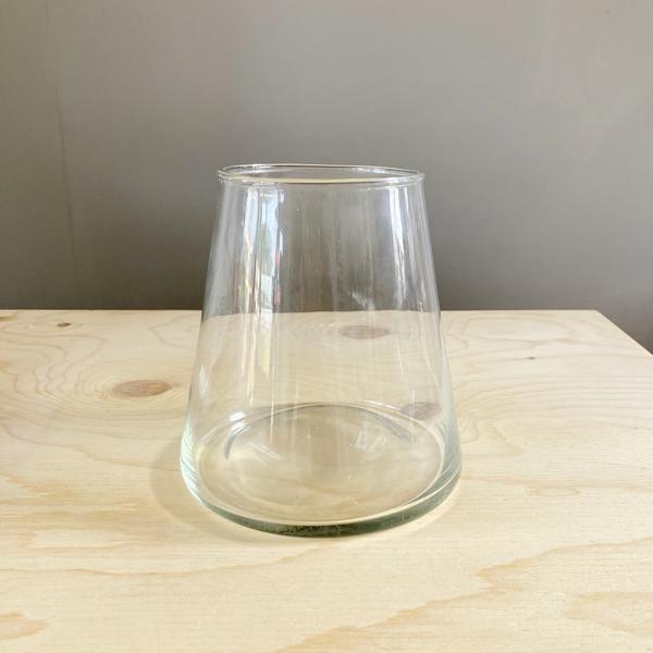 Hey Ho & Co Angled Recycled Glass Vase