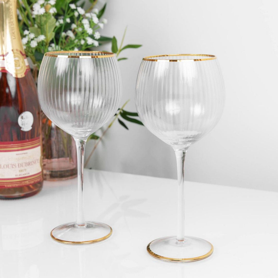 &Quirky Set of 2 Gin Copa Glasses