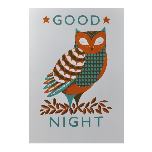 Good Night Screen Print