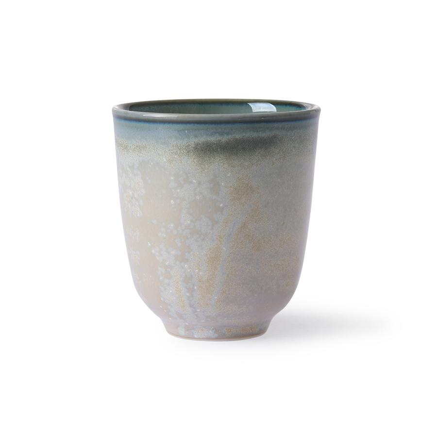 HK Living Grey and Green Home Chefs Ceramics Mug