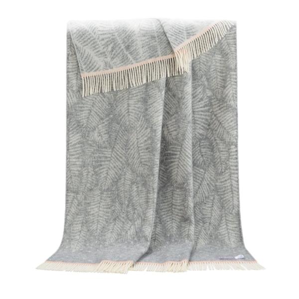 Grey Fern Throw