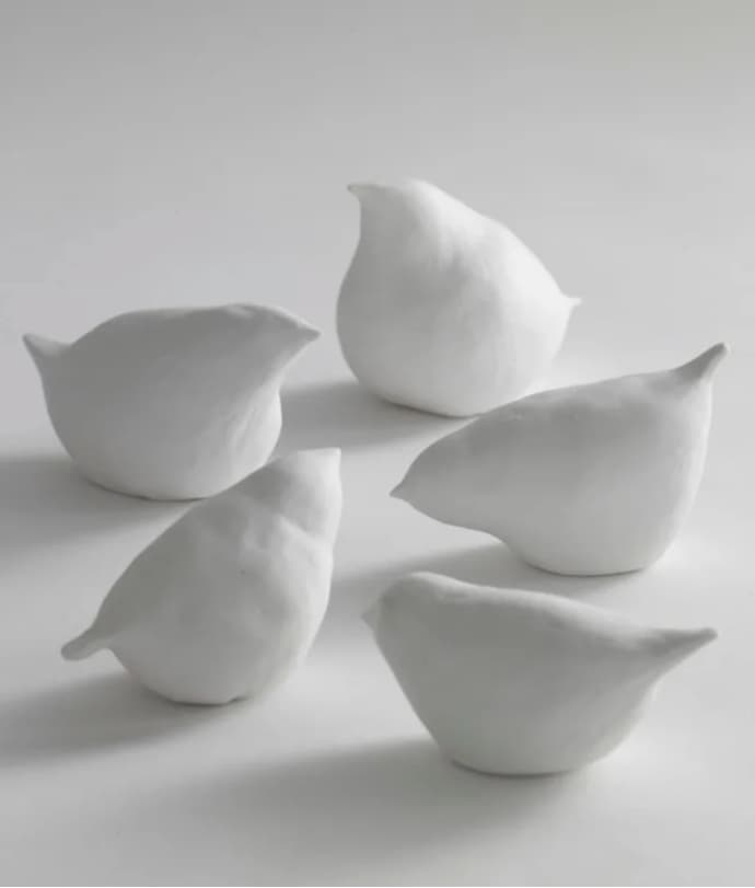 Serax Set of 4 Porcelain Decorative Birds