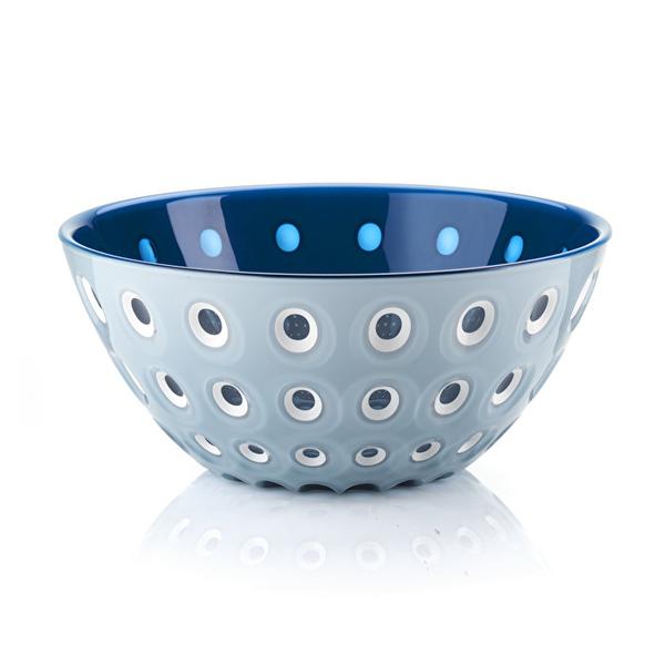 Guzzini - Le Murrine Salad Bowl 25cms Light Blue/ White/ Blue