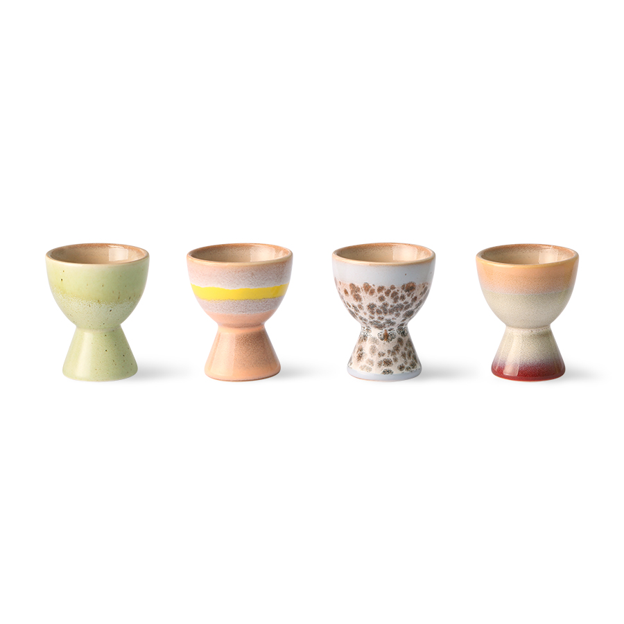 HK Living 70s Ceramics Egg Cups Set of 4