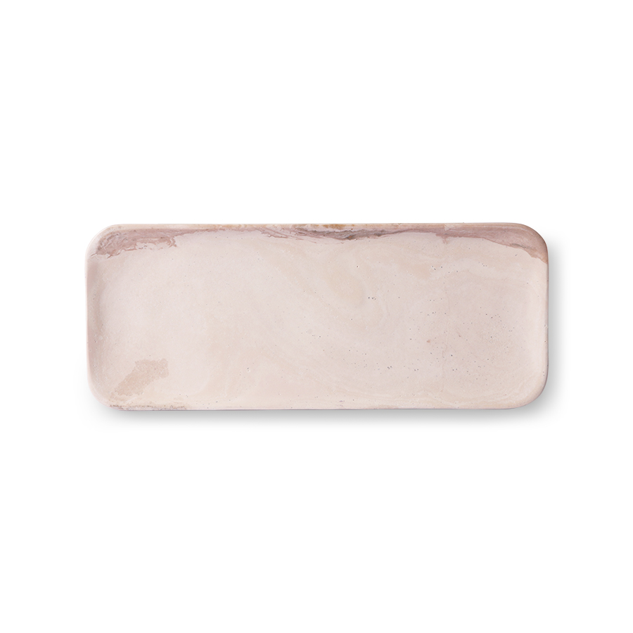HK Living Pink Marble Tray