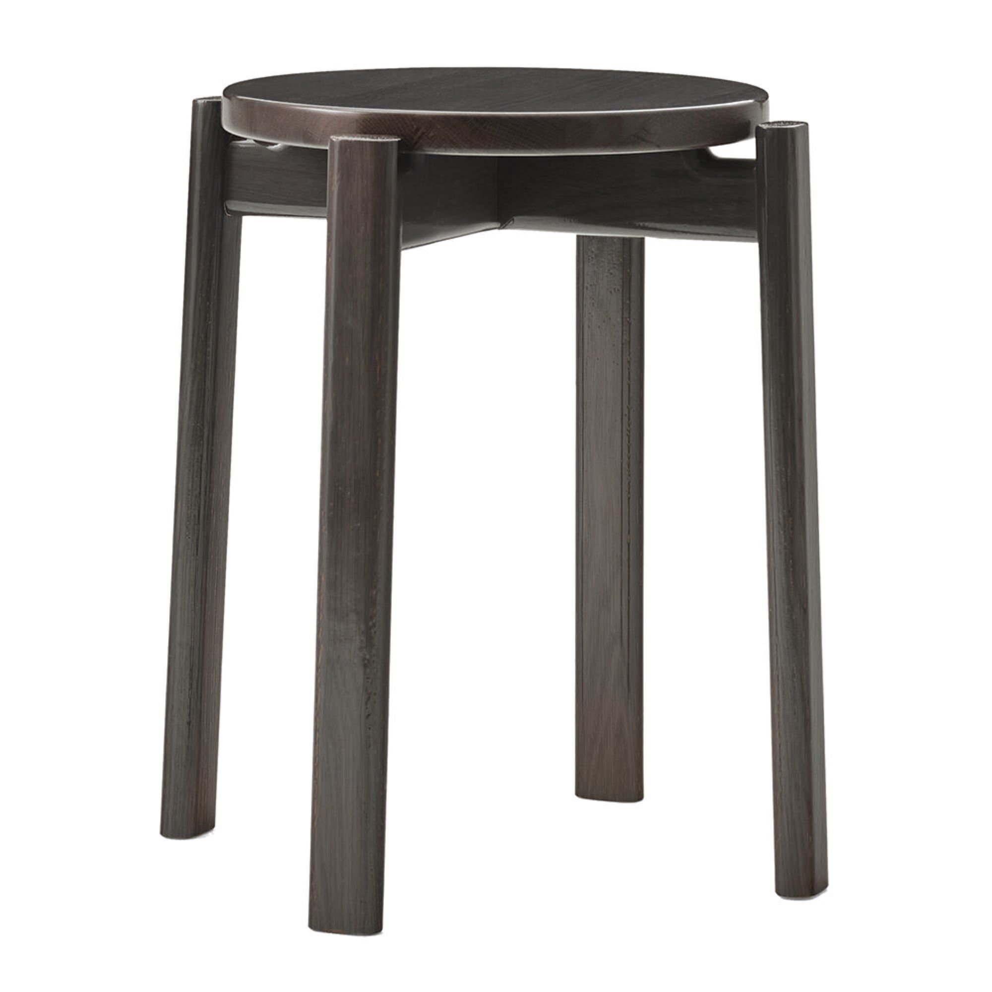 Lacquered Dark Oak Passage Stool