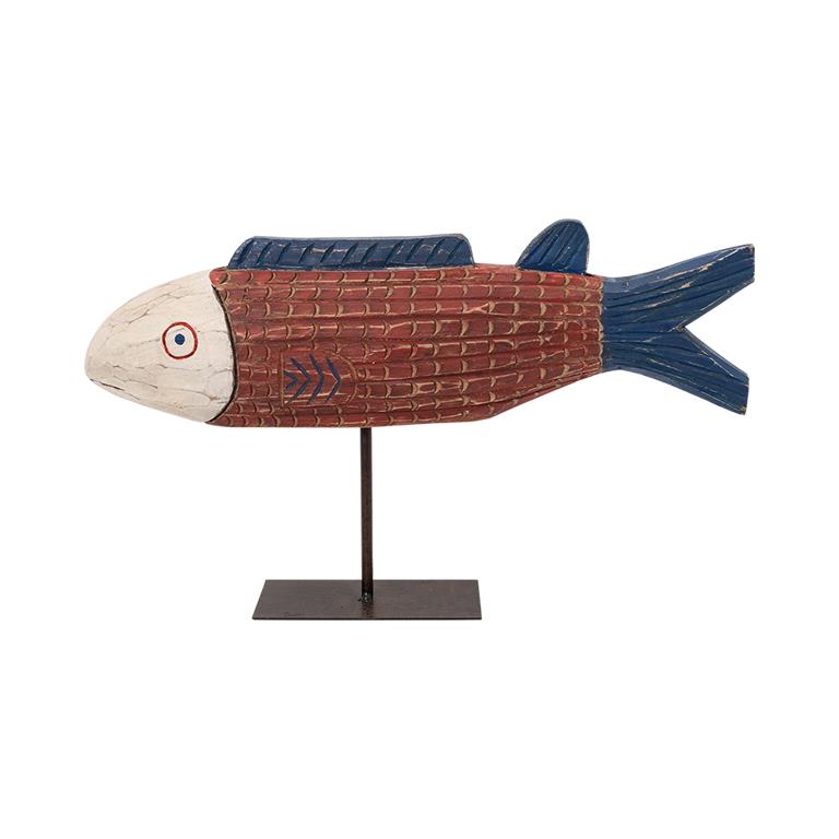 Batela Wooden African Red Fish
