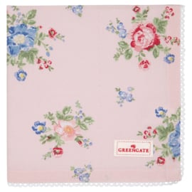 Green Gate Napkin with Iace Roberta Pale Pink