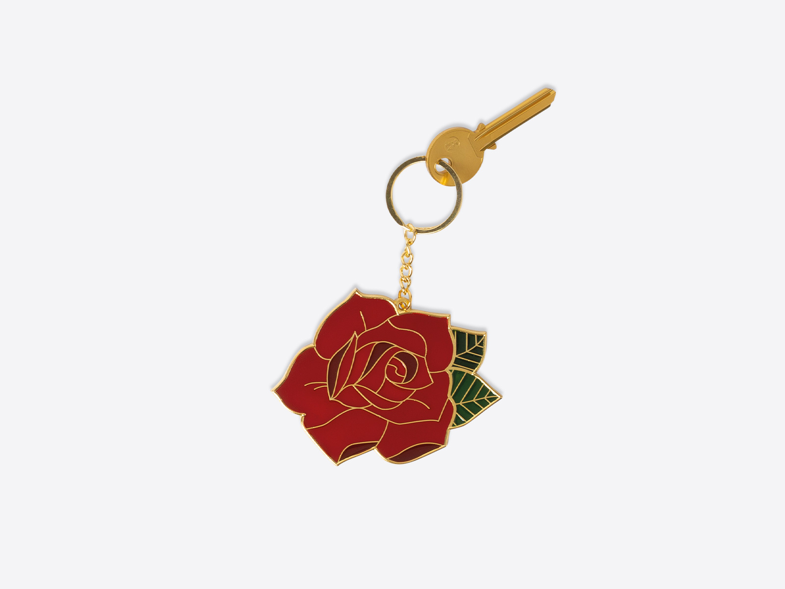 DOIY Design Rose Oversize Keychain