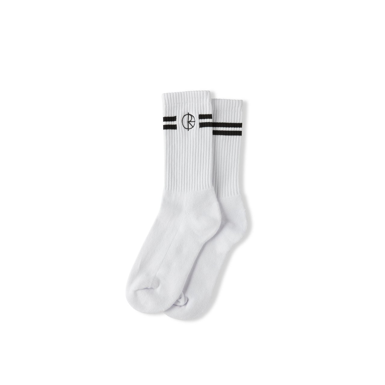 Stroke Logo Socks White