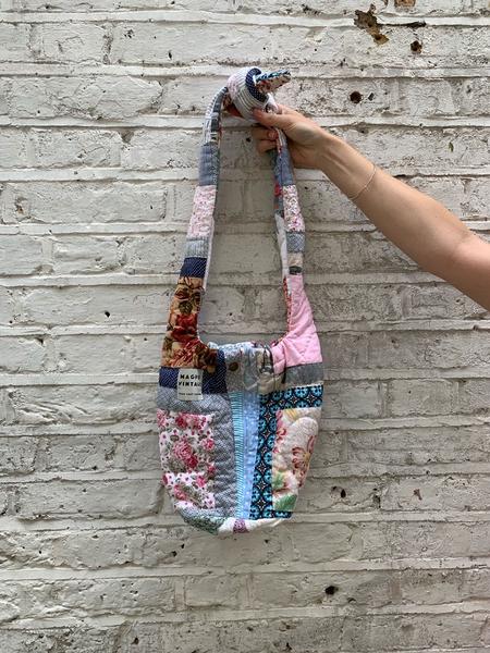 Andie Patchwork Quilt Bag Small Pink Blue