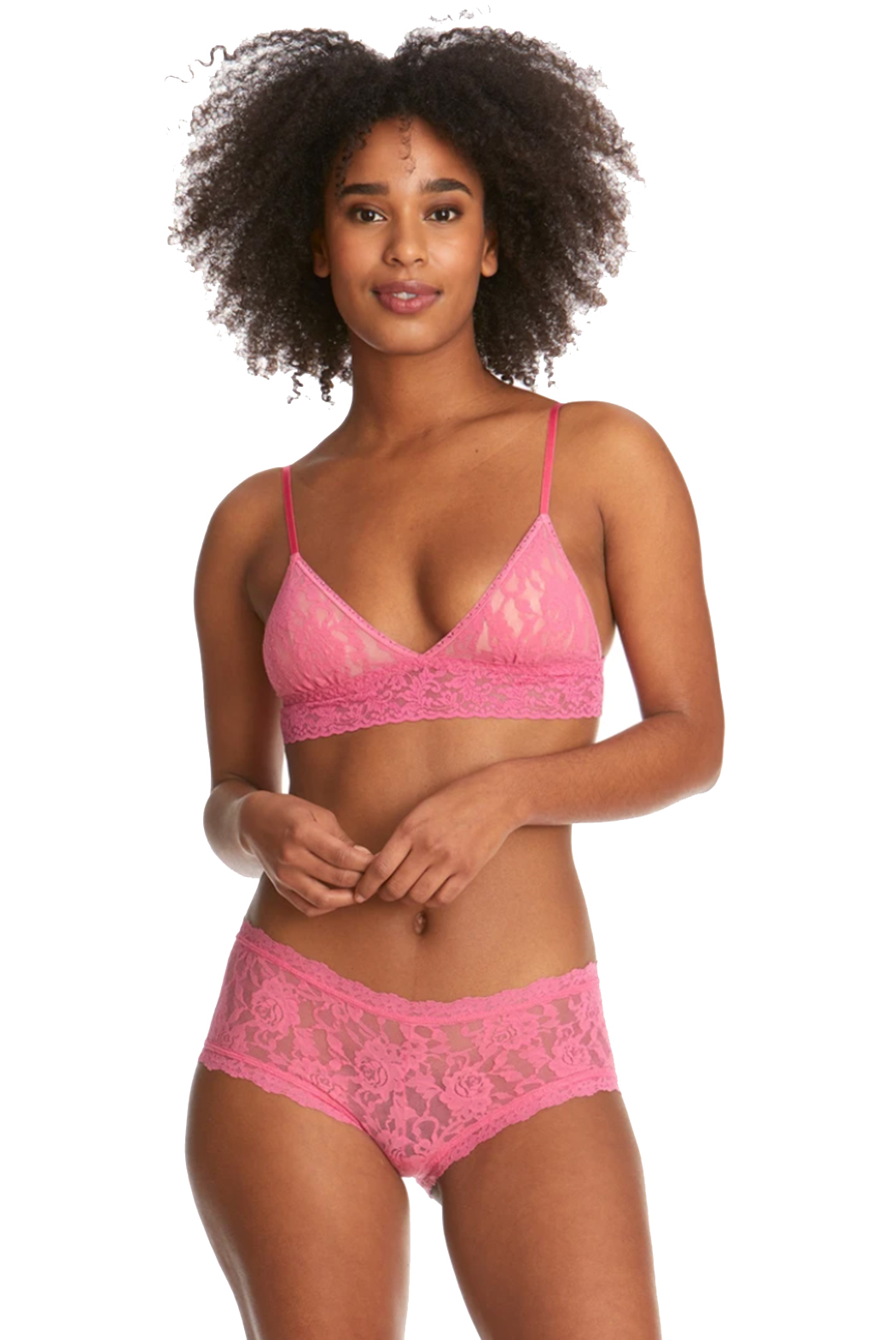 Signature Lace Boyshort - Sugar Rush PInk