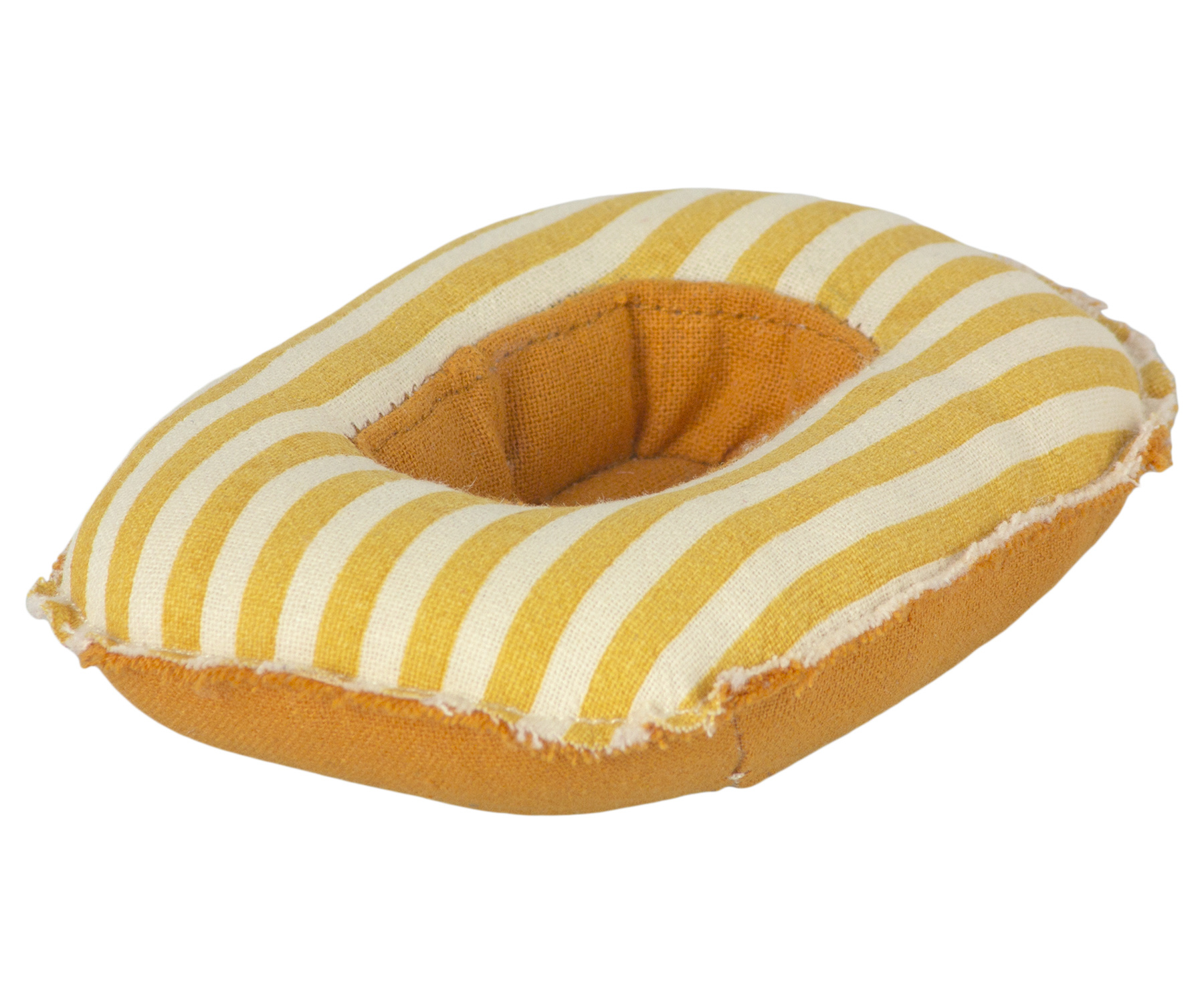Maileg Small Yellow Stripe Rubber Boat for Toy Mouse