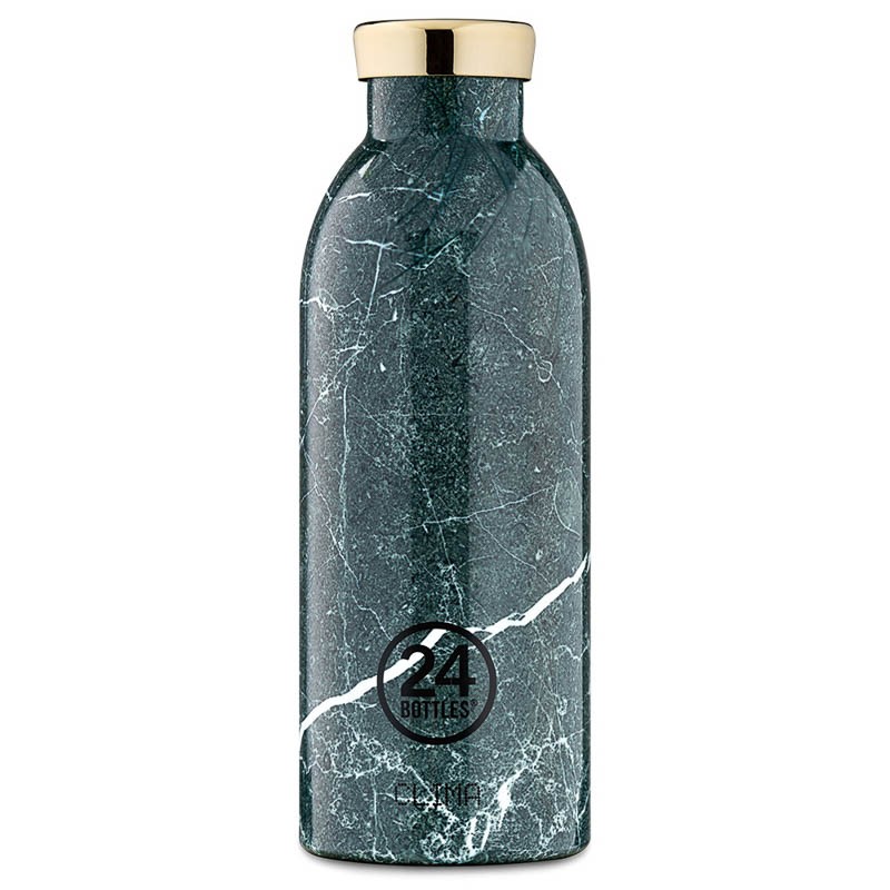 24Bottles Clima Green Marble 500 Ml Hot Cold Bottle