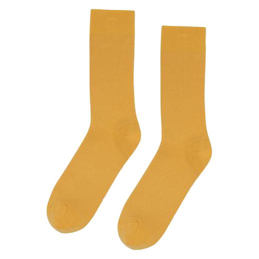 Classic Organic Socks Burned Yellow