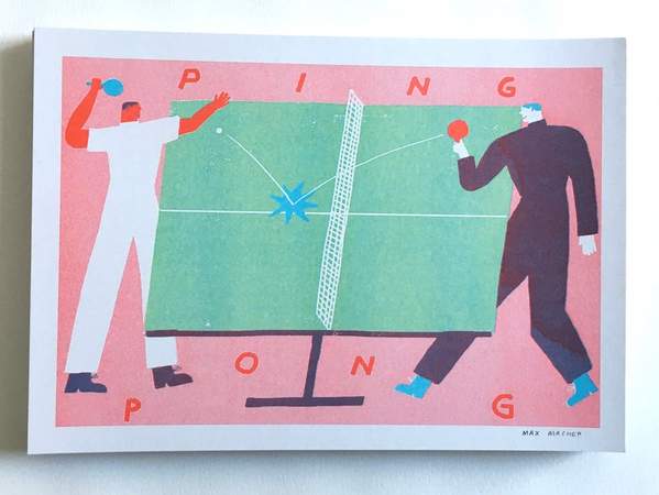 Max Machen Ping Pong Print