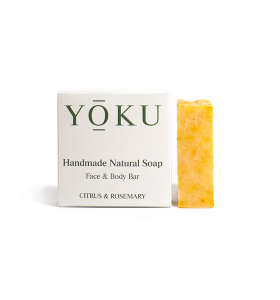 Face Body Soap Bar Citrus Rosemary