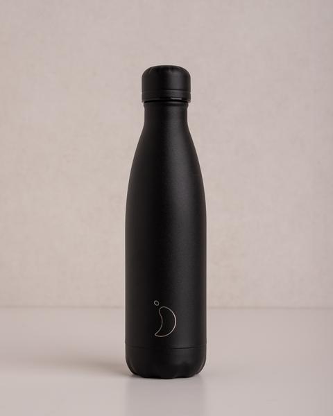 Chilly's Trinkflasche Monochrome All Black 500 Ml