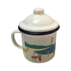 rolfe-and-wills-beach-scene-enamel-mug