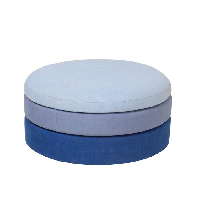 Pond Blue Shades Pouf