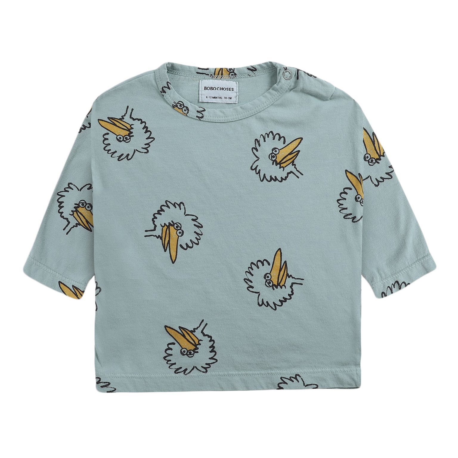 Bobo Choses Birdie All Over Long Sleeve T Shirt