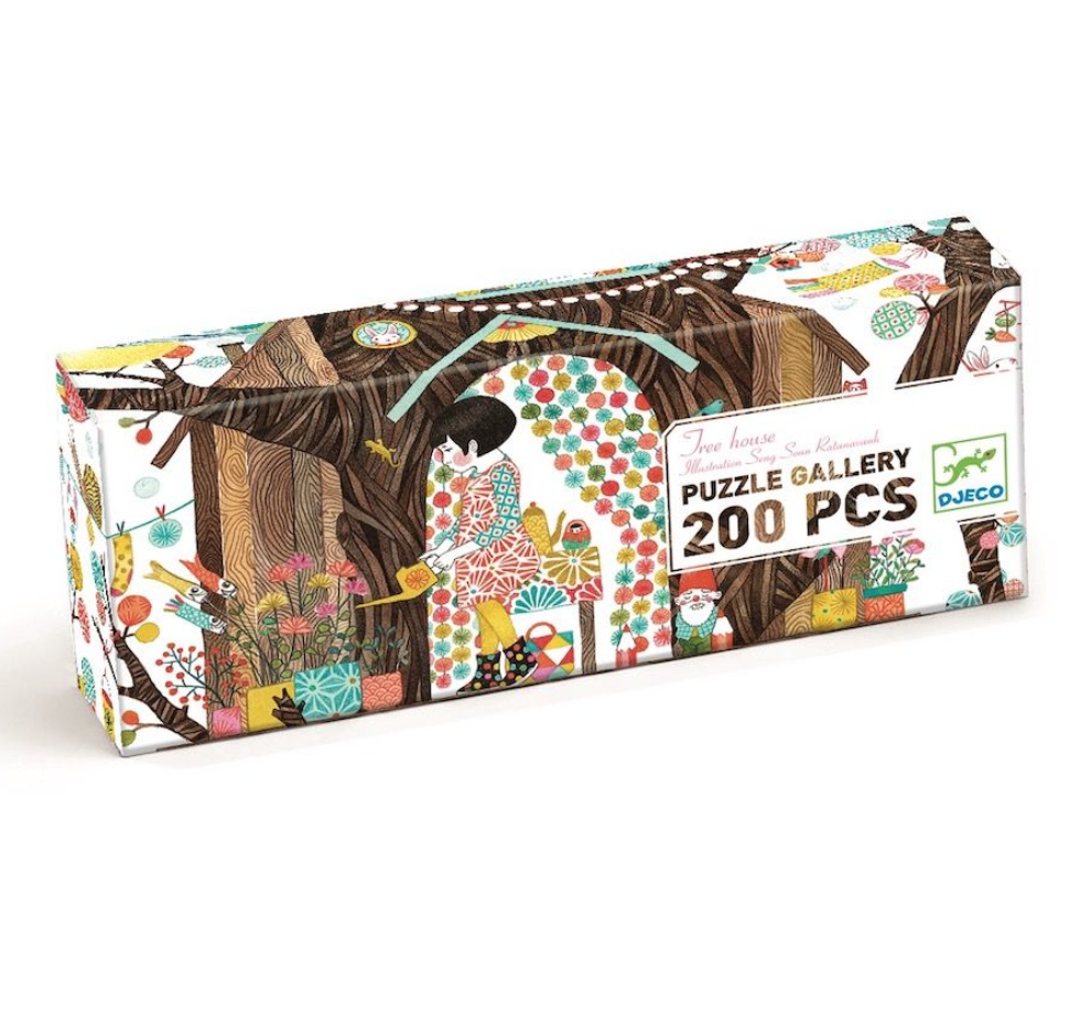 Djeco  Puzzle Gallery Tree House 200 Piece Jigsaw Age 6+