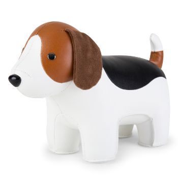 Zuny Beagle Bookend - Synthetic Leather